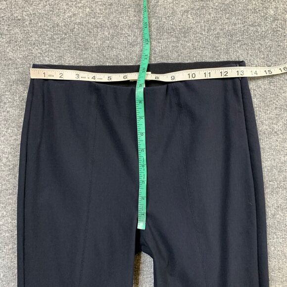 Vince Pants Womens XS Extra Small Black Side Zip Cropped Stretch Waist Trouser - Picture 6 of 13